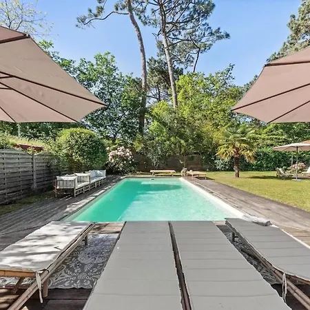 Villa Boheme Chic Avec Piscine & Jardin Au Pyla *