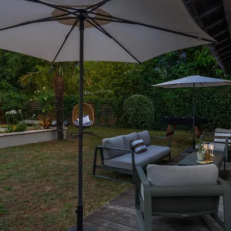 Esprit Au Pyla-sur-mer Avec Piscine, 150m וילה לה-טסט-דה-בוש